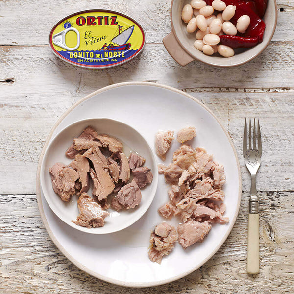 Ortiz Bonito Tuna Fillets in Olive Oil, line caught, 112g