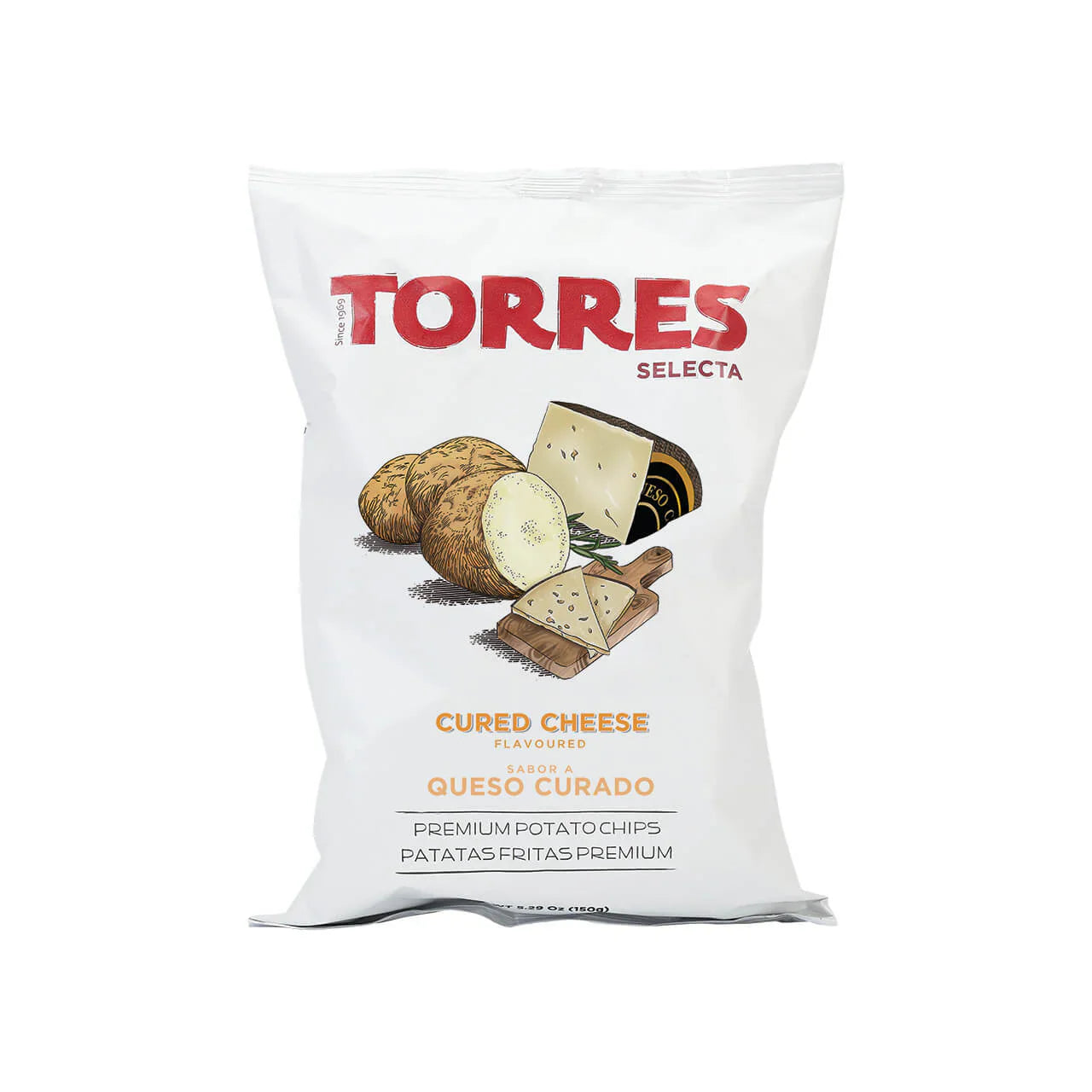 Torres Smoked Paprika Potato Crisps, 150g