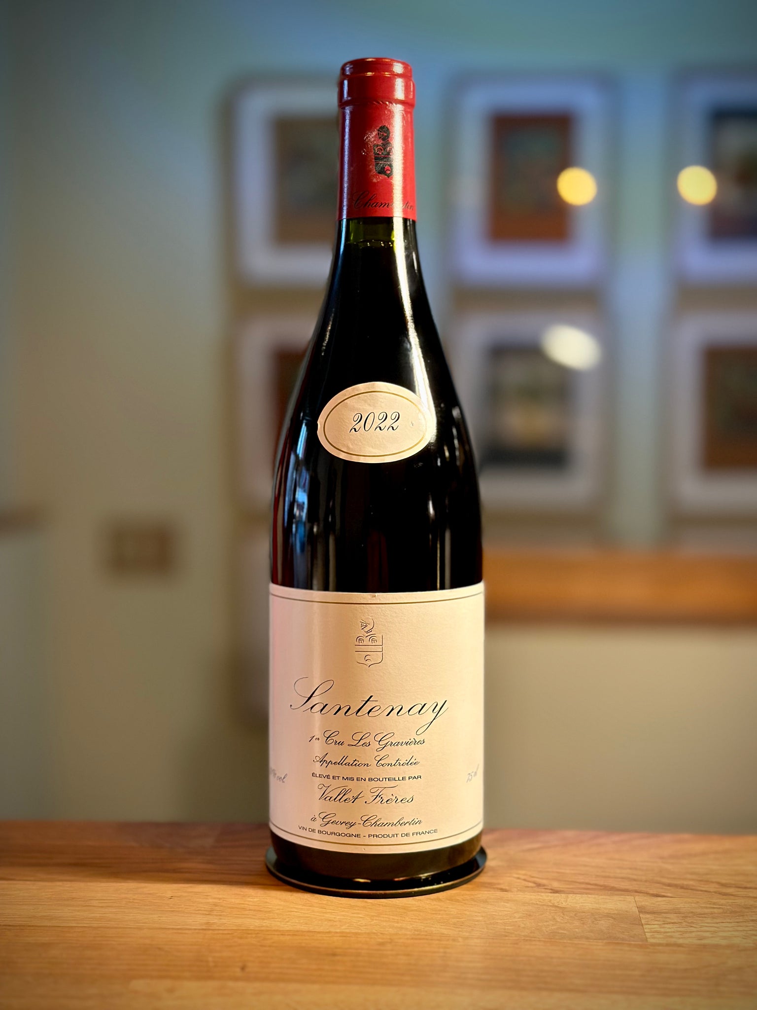 Vallet Frères, Les Gravières 1er Cru, Santenay 2022