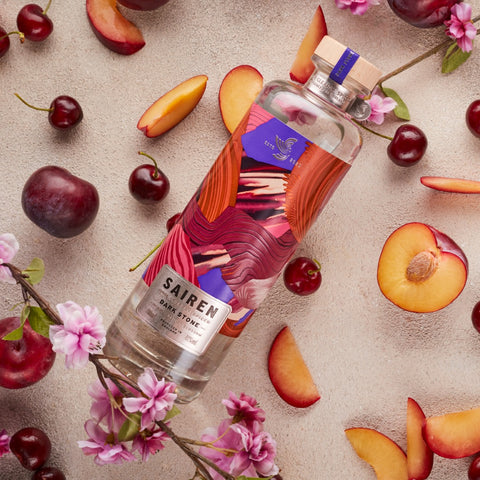 Sairen Clear Spiced Rum Dark Stone